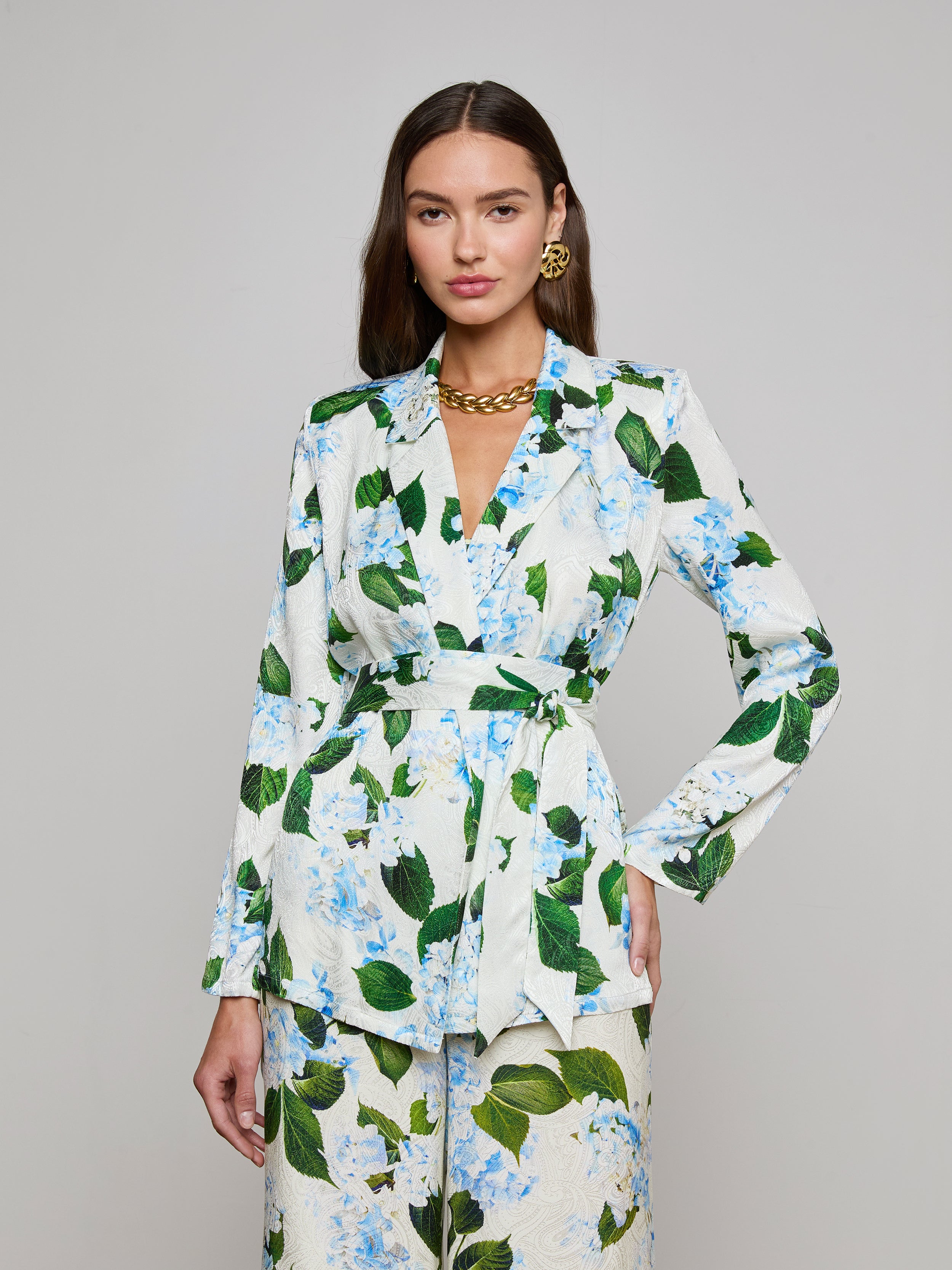 Ciara Satin Robe Top