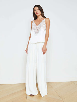 Priya Silk Lace Camisole camisole L'AGENCE   