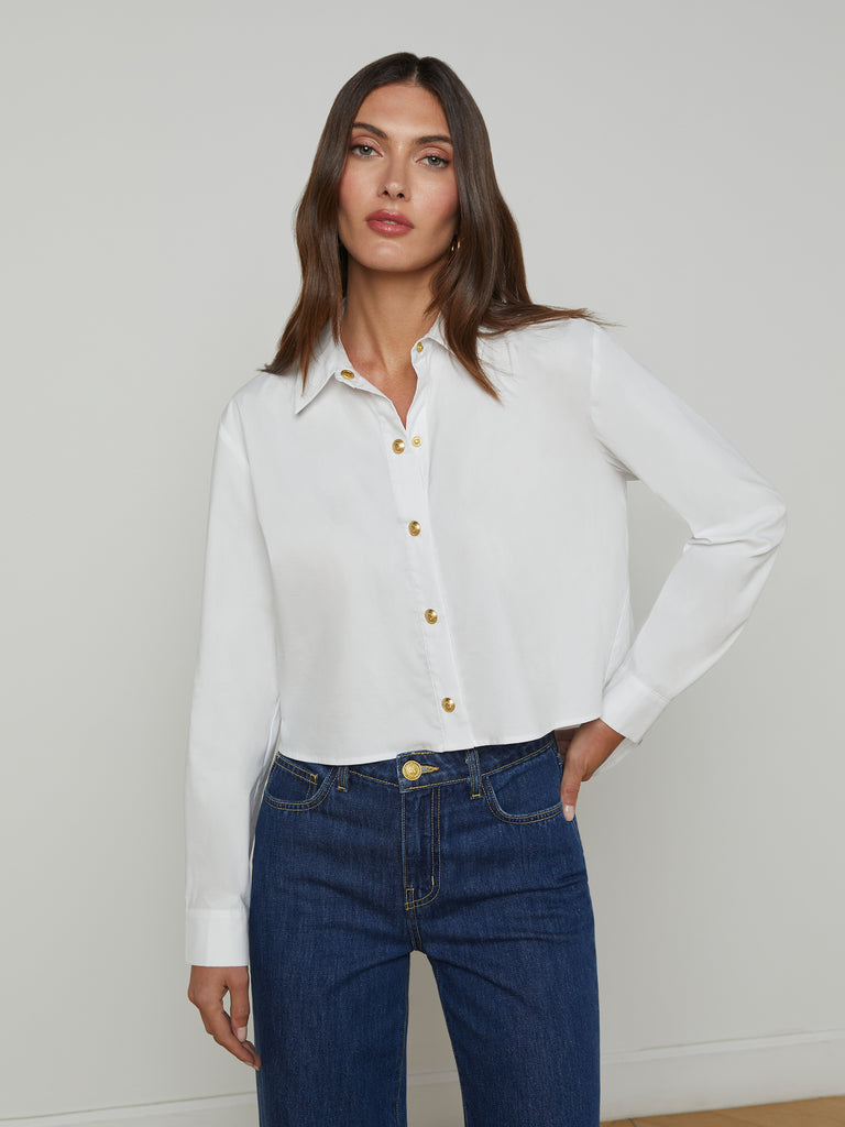 Cosette Button-Down Shirt shirt L'AGENCE   