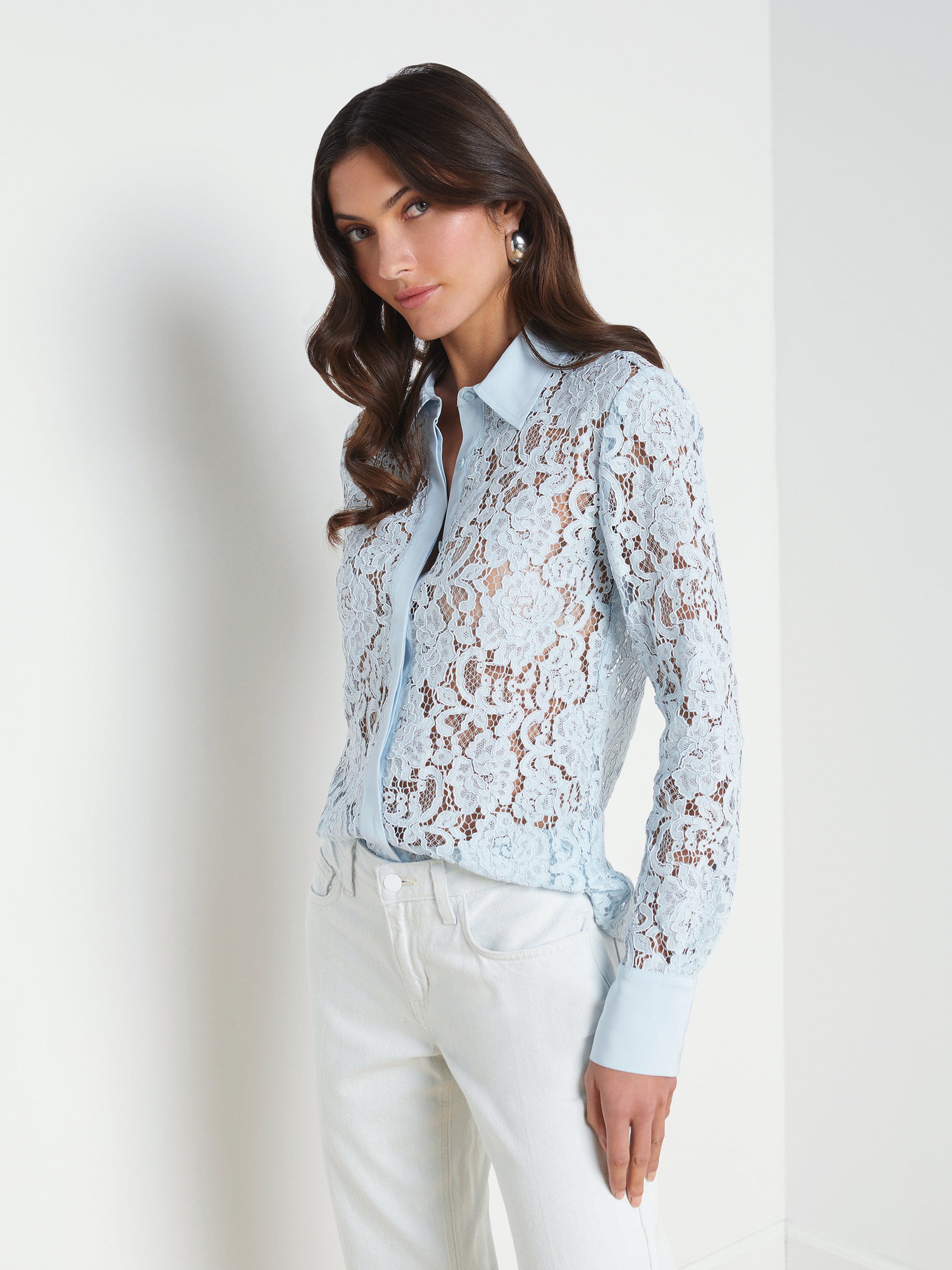 Featured: Maia Floral Lace Blouse
