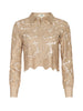 Seychelle Cropped Lace Blouse