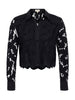 Seychelle Cropped Lace Blouse blouse L'AGENCE