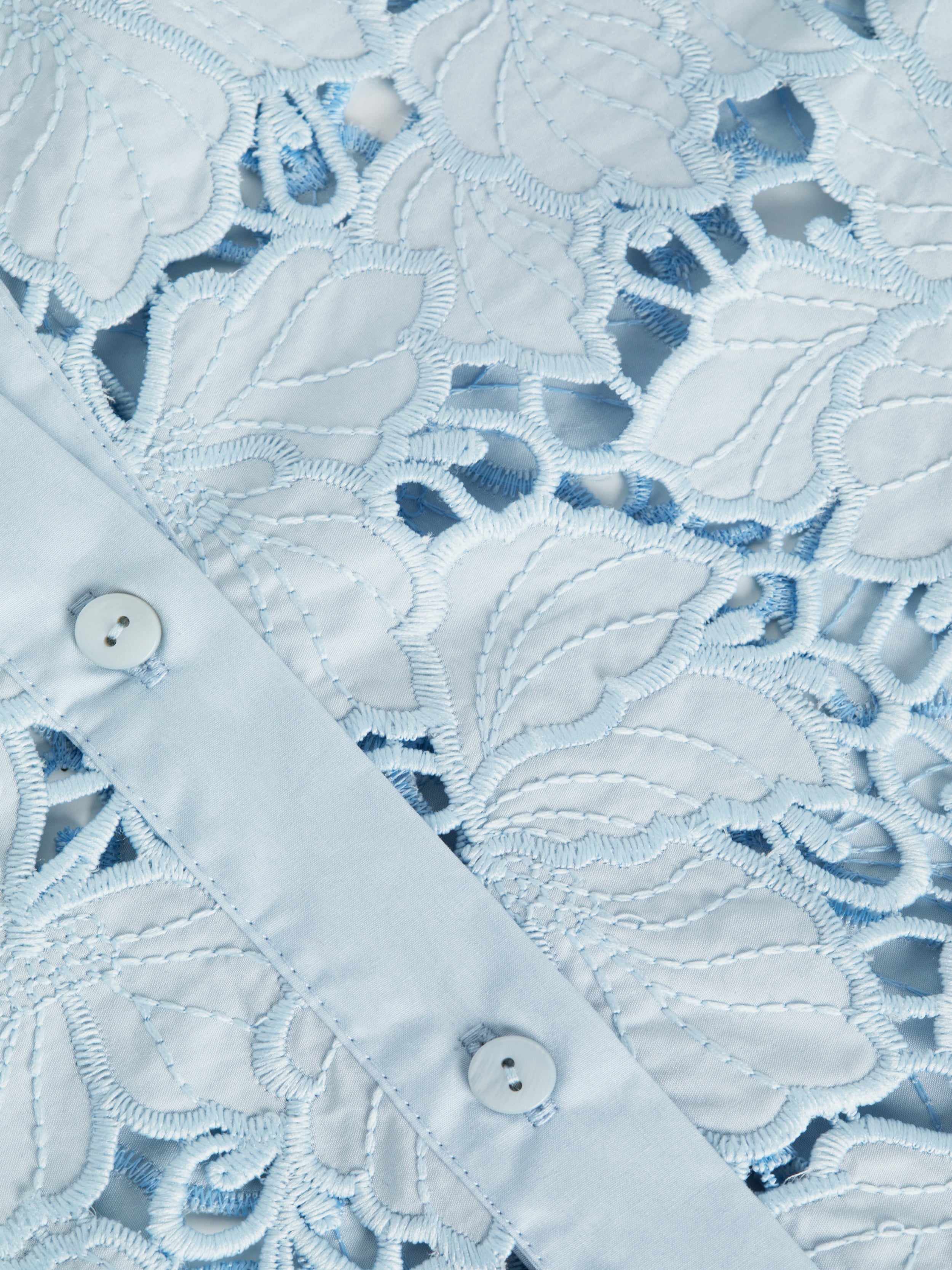 Seychelle Cropped Lace Blouse