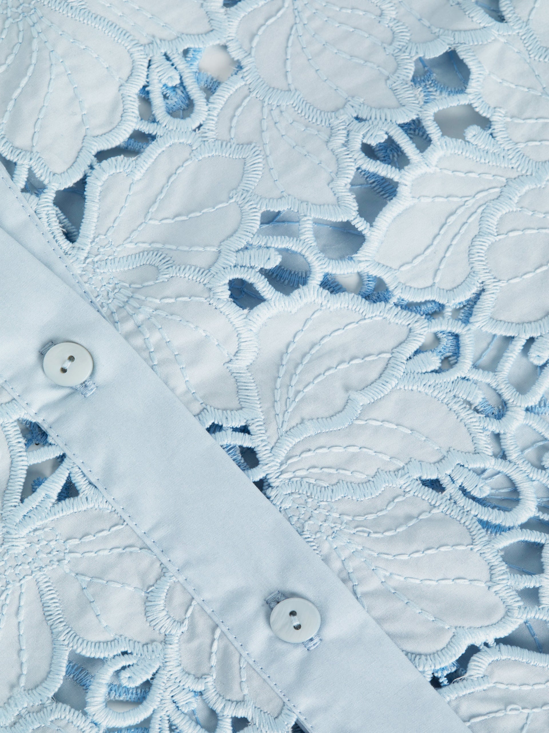 Seychelle Cropped Lace Blouse