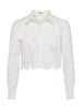 Seychelle Lace Cropped Blouse blouse L'AGENCE   