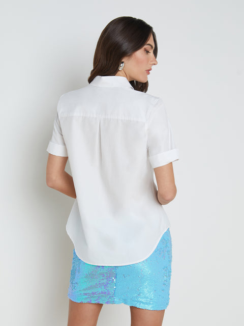 Risette Cotton-Blend Shirt shirt L'AGENCE   