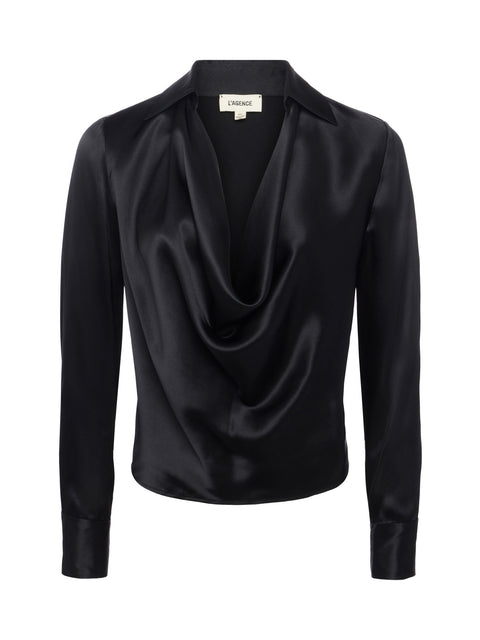 Lotus Silk Blouse blouse L'AGENCE   