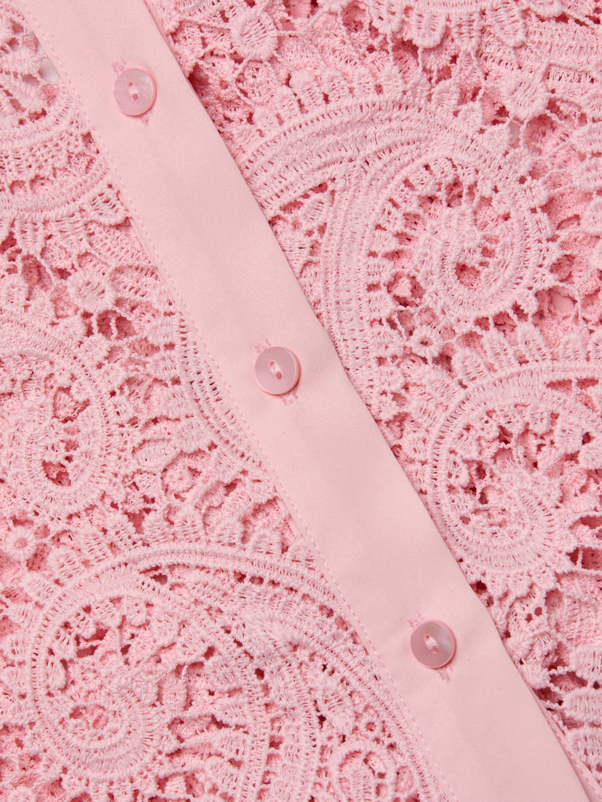 Odelia Cropped Lace Blouse blouse L'AGENCE