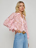 Odelia Cropped Lace Blouse blouse L'AGENCE