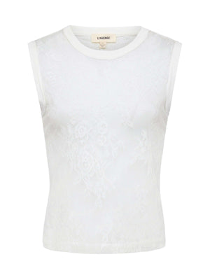 Brax Floral Lace Tank tank top L'AGENCE