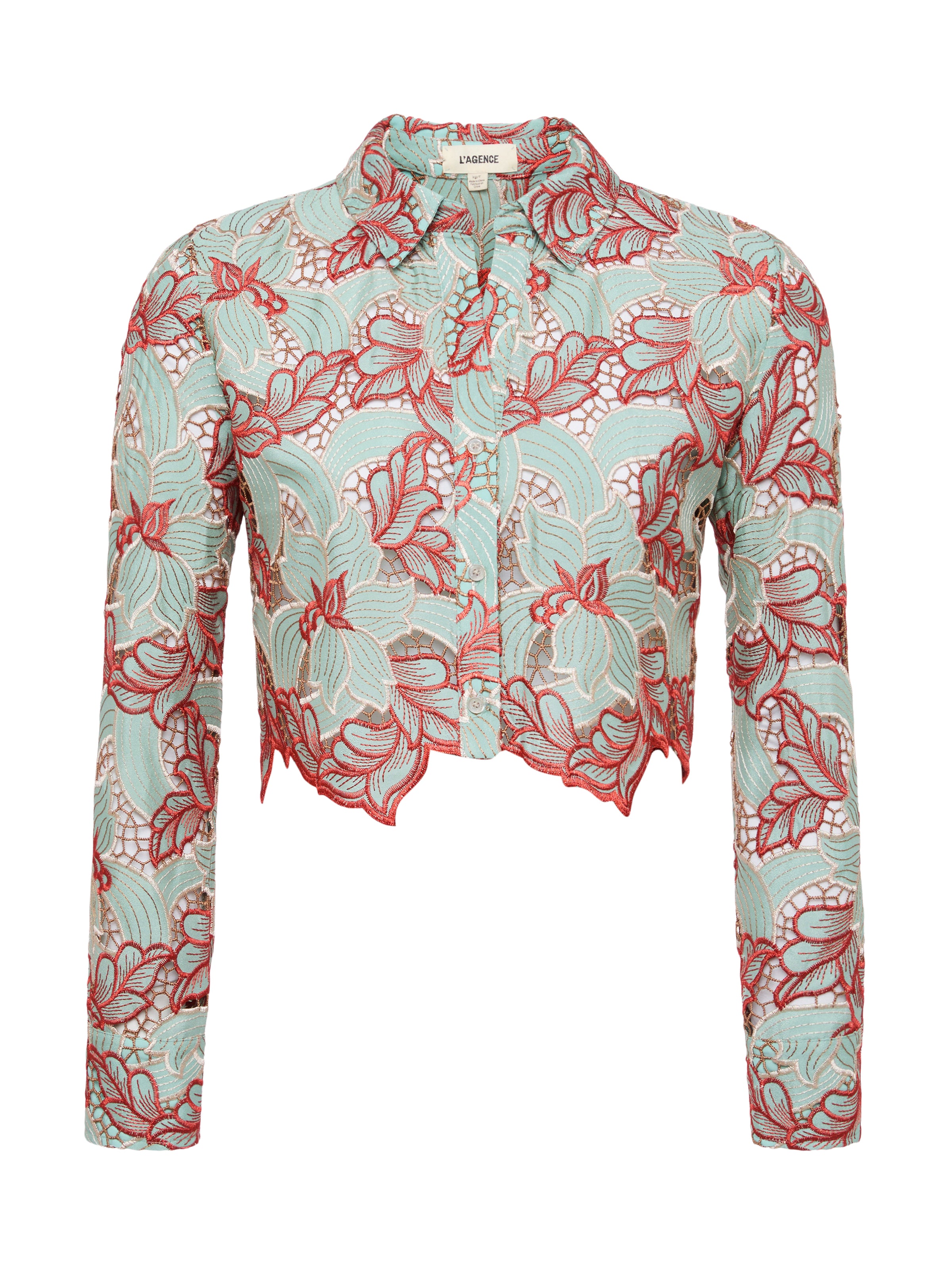 Akemi Cropped Lace Top