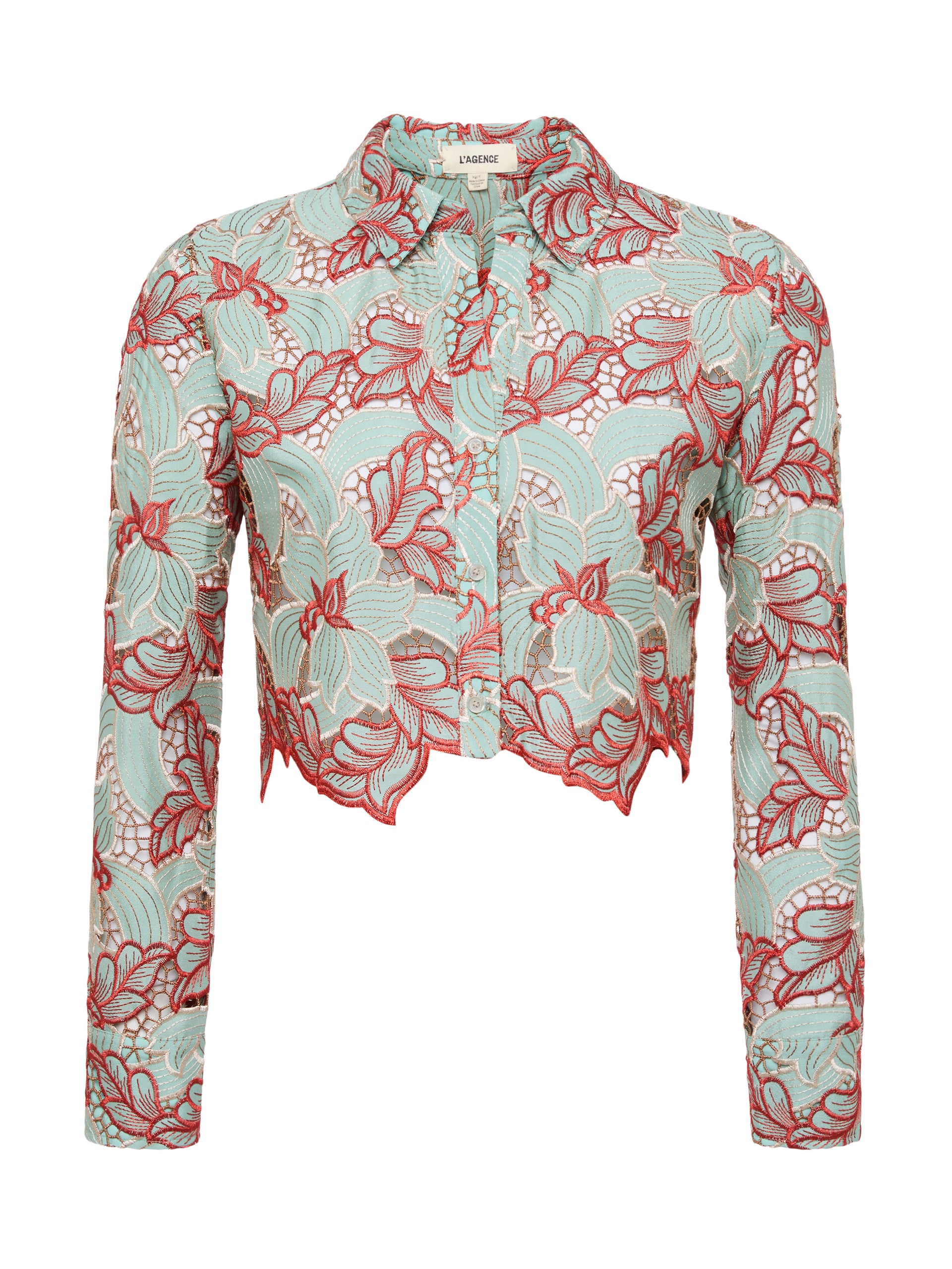 Akemi Cropped Lace Top