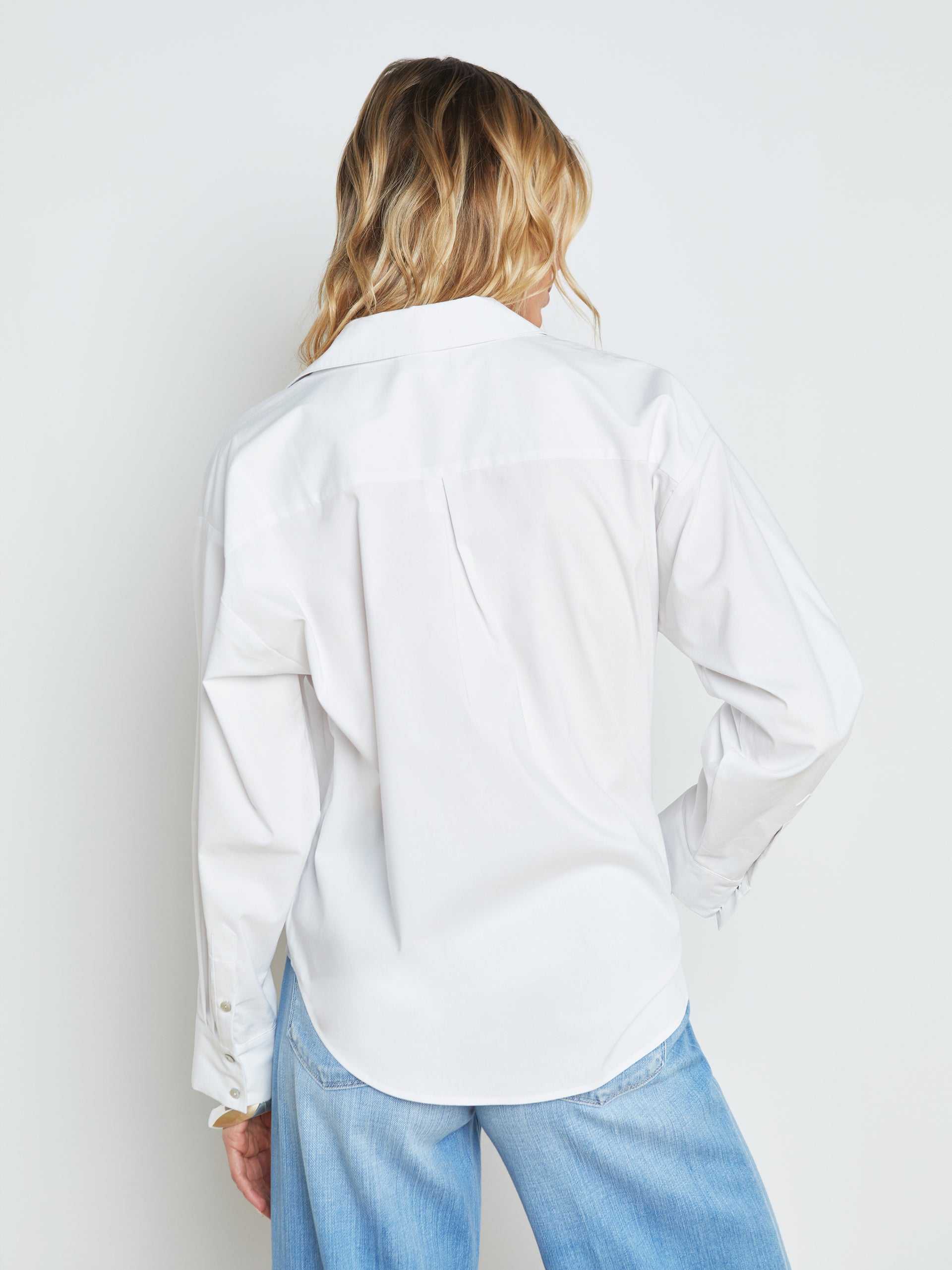 Ripley Oversized Button-Down Shirt shirt L'AGENCE Sale   