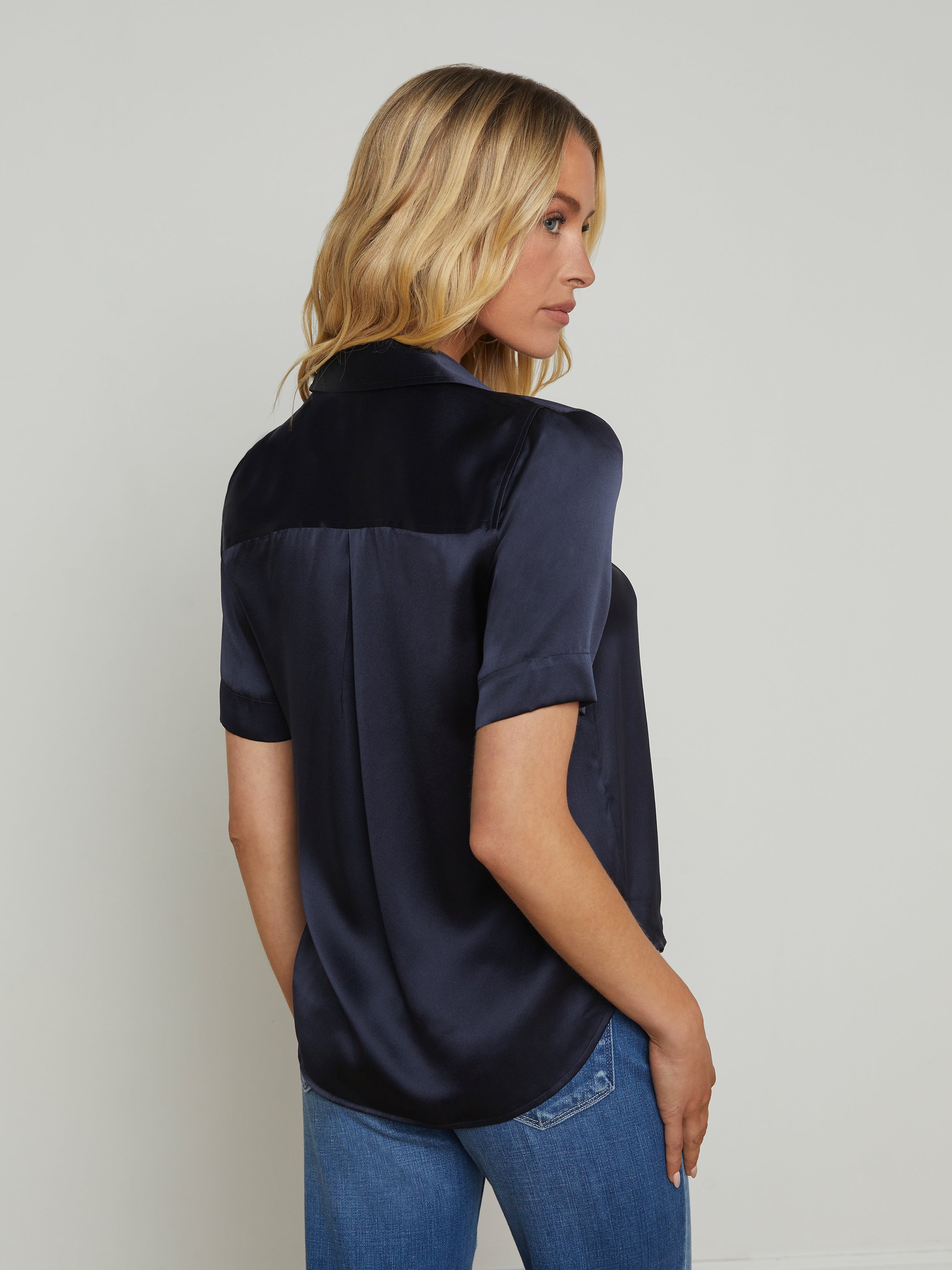 Ellah Silk Blouse blouse L'AGENCE