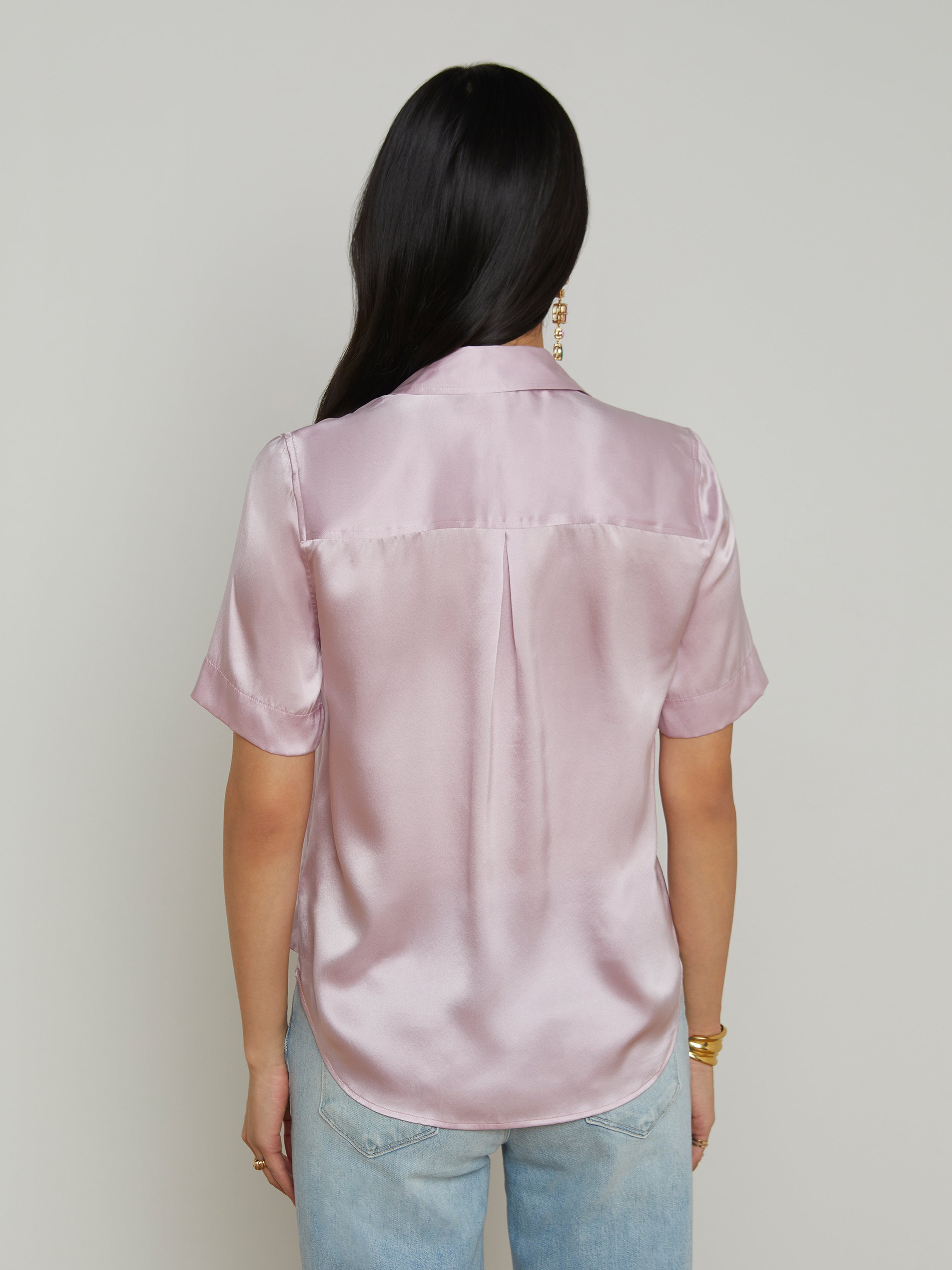 Ellah Silk Blouse blouse L'AGENCE