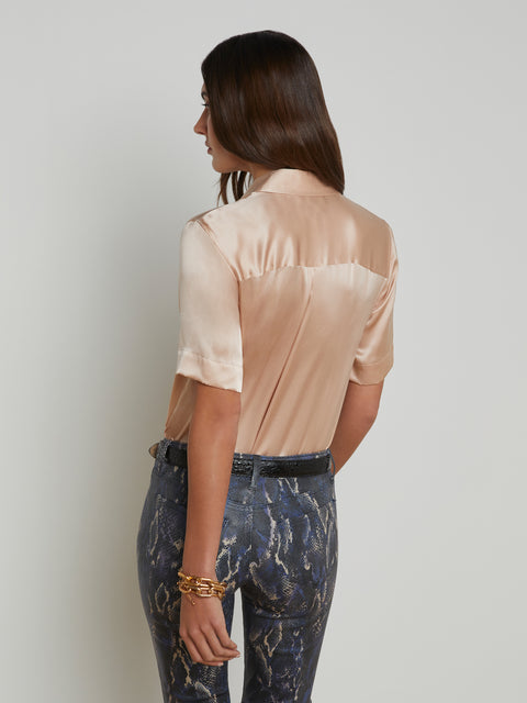 Ellah Silk Blouse blouse L'AGENCE