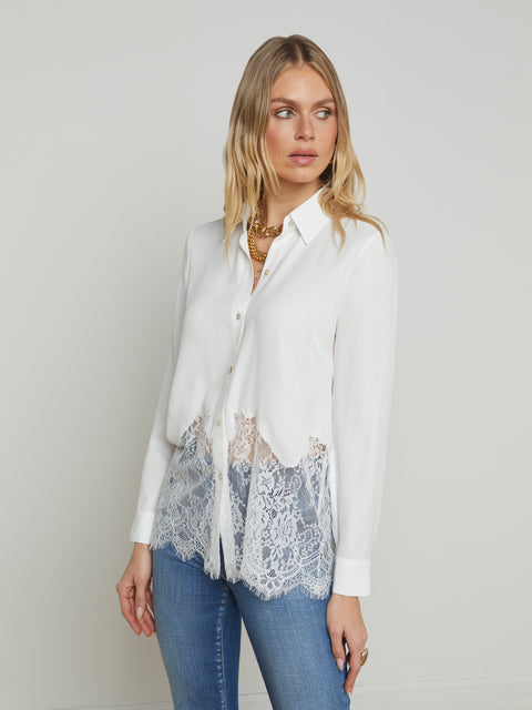 Adalee Lace Blouse blouse L'AGENCE