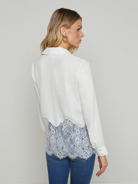 Adalee Lace Blouse blouse L'AGENCE