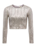 Rogan Crop Sequen L/S Top