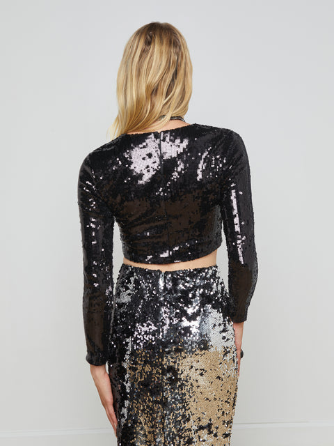 Rogan Sequin Top top L'AGENCE   