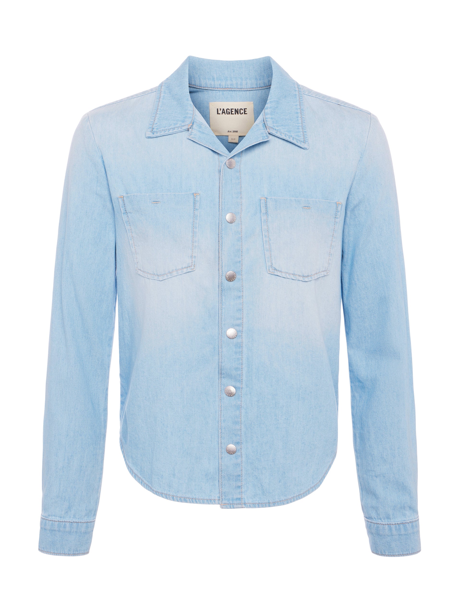 Isla Denim Shirt shirt L'AGENCE Sale   