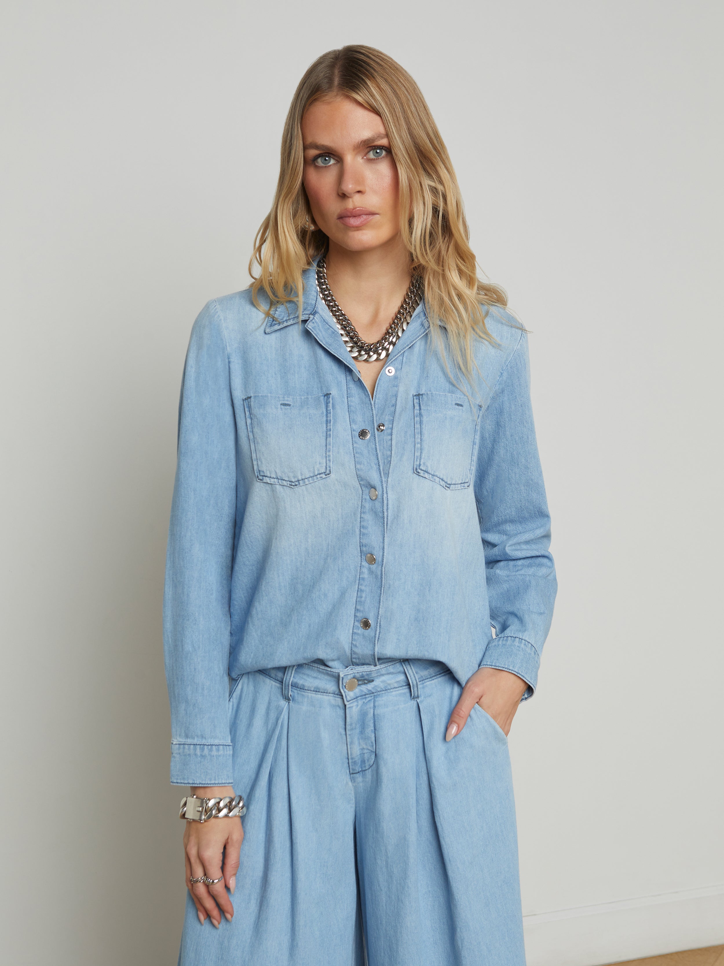 Isla Denim Shirt shirt L'AGENCE