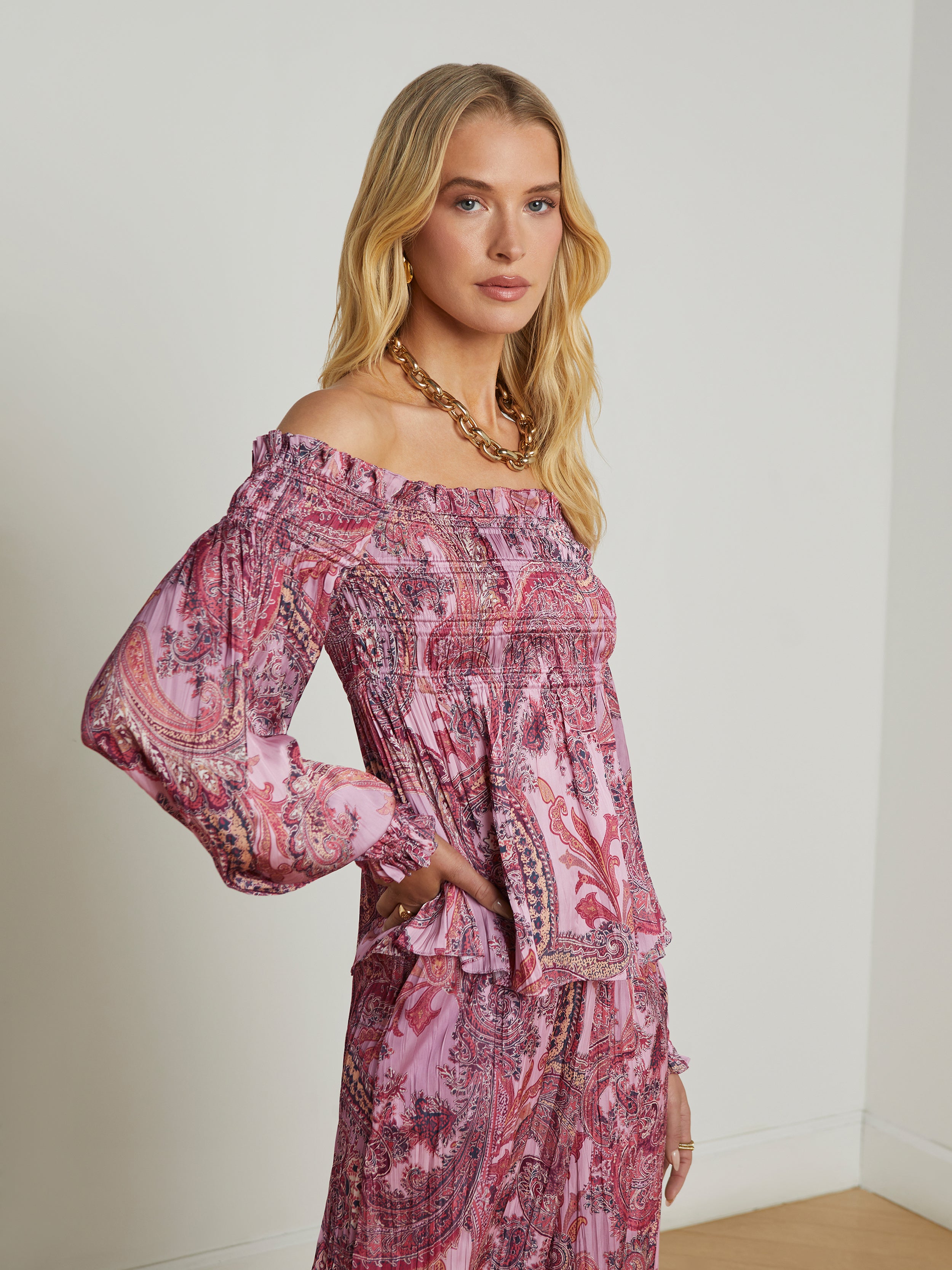 Ariela Off-The-Shoulder Blouse Blouse L'AGENCE