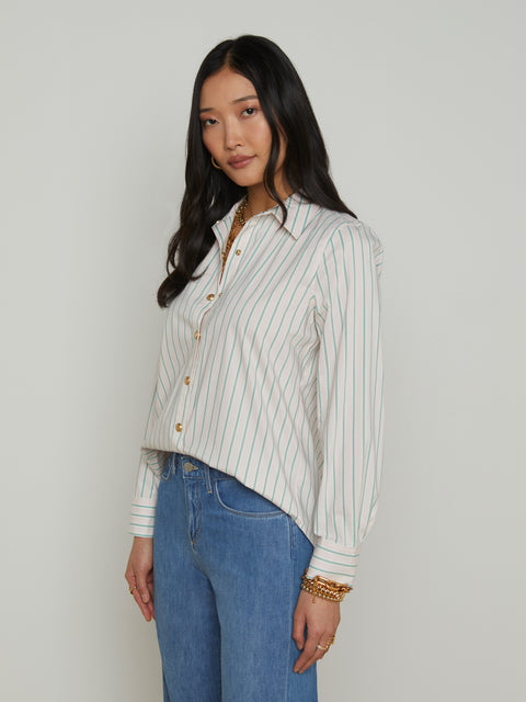 Ellery Poplin Button-Down Shirt shirt L'AGENCE