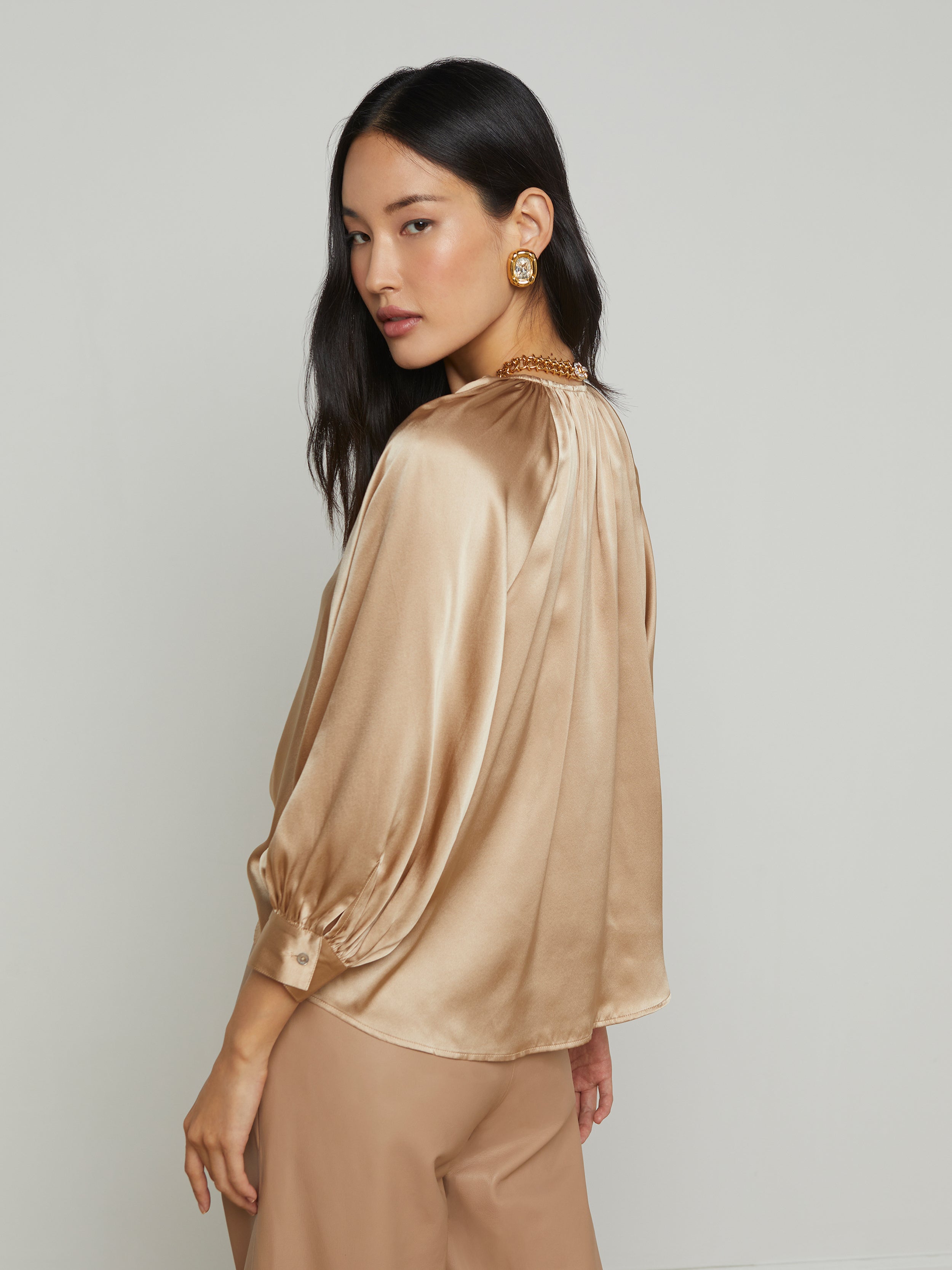 Kaili Silk Blouse blouse L'AGENCE