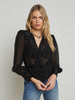 Yan Silk Wrap Blouse blouse L'AGENCE