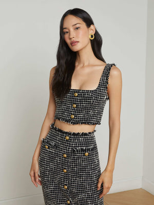 Maylin Tweed Top top L'AGENCE Sale