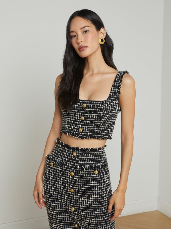 Maylin Tweed Top top L'AGENCE Sale