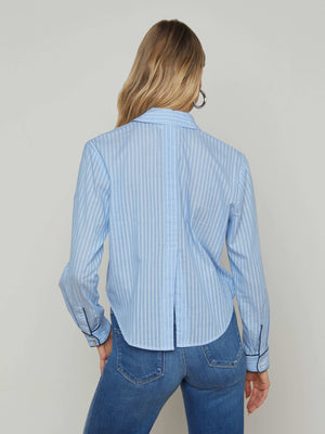 Cosette Cropped Poplin Shirt shirt L'AGENCE