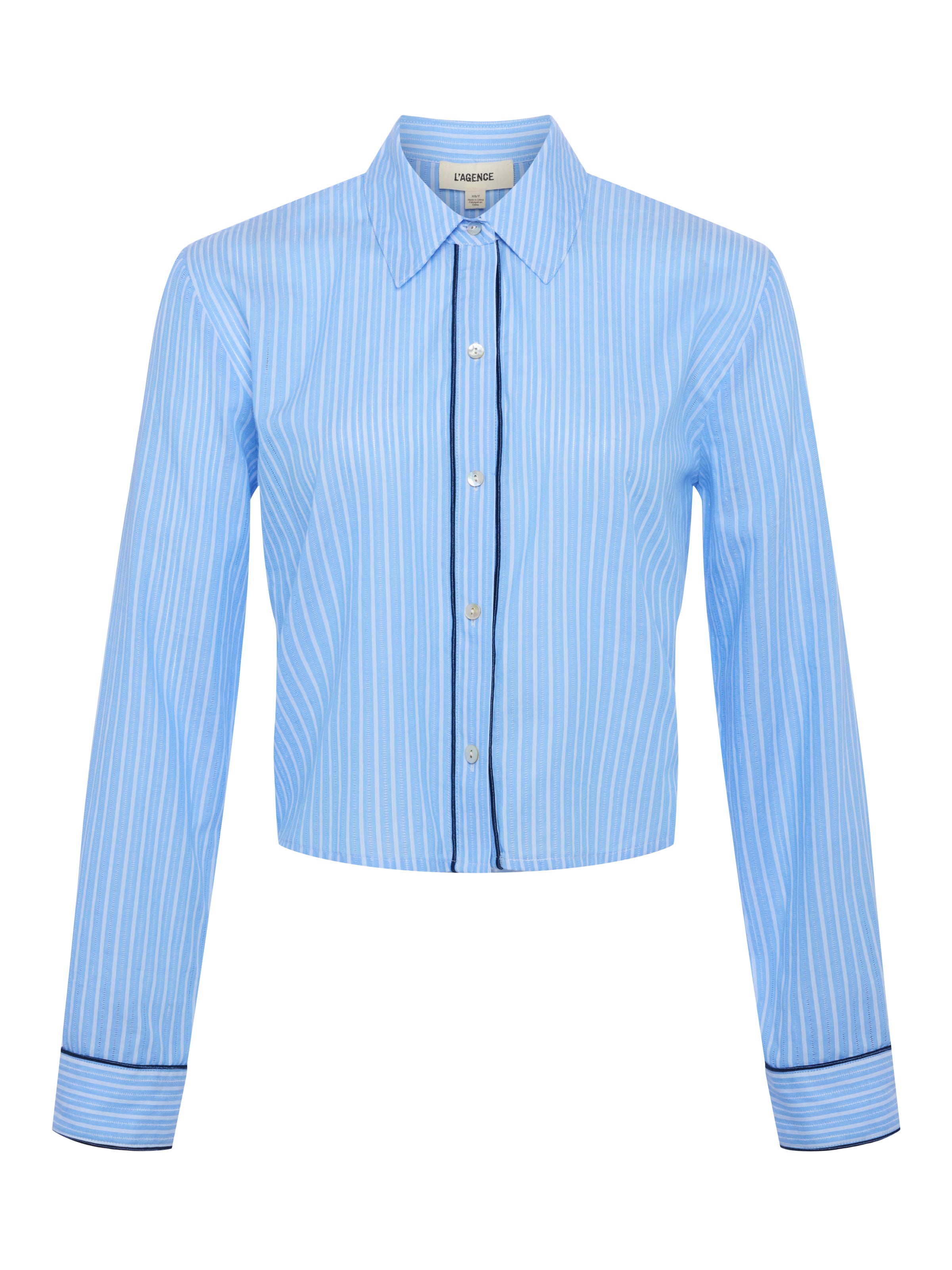 Cosette Cropped Poplin Shirt shirt L'AGENCE