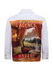 Fawn Vintage Travel Print Shirt
