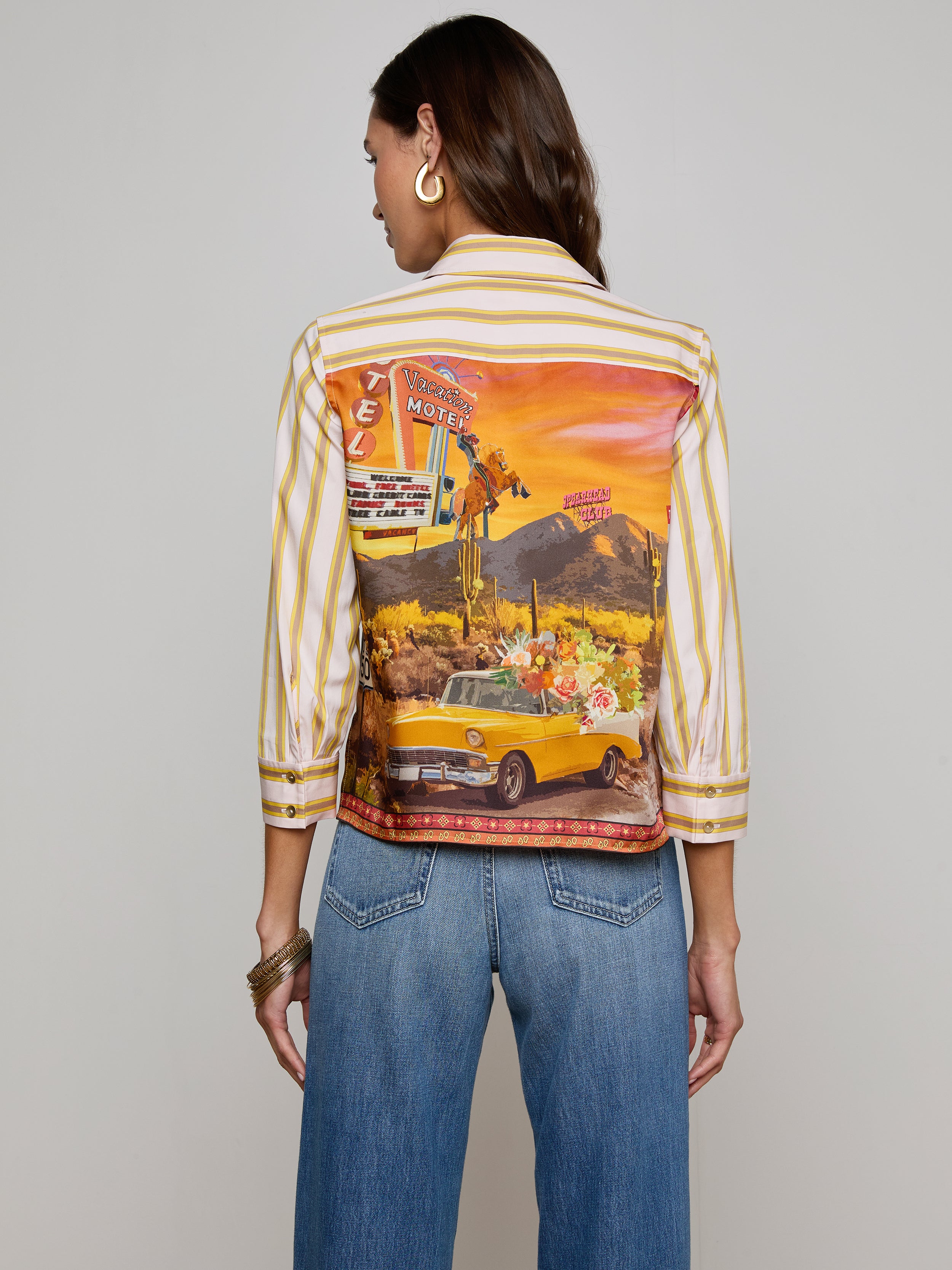 Fawn Desert Print Shirt