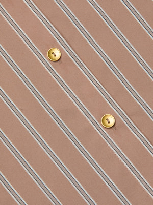 Chemise Fawn à imprimé cartes à jouer style Western