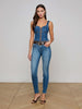 Nayeli Denim Corset Top