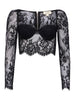Top bustier di lori in pizzo