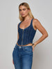 Elysia Zip Corset Tank