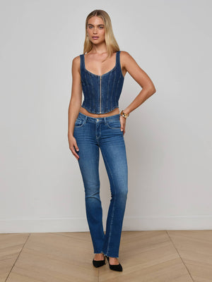 Elysia Zip Corset Tank