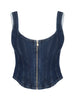 Elysia Zip Corset Tank