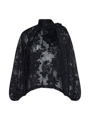 Chemisier en satin Rhett Burnout