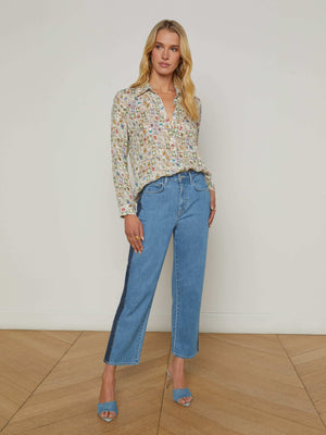 Nina Silk Blouse blouse L'AGENCE