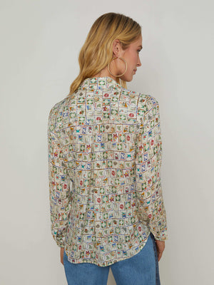 Nina Silk Blouse blouse L'AGENCE