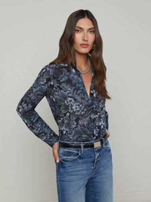 Nina Silk Blouse blouse L'AGENCE Sale