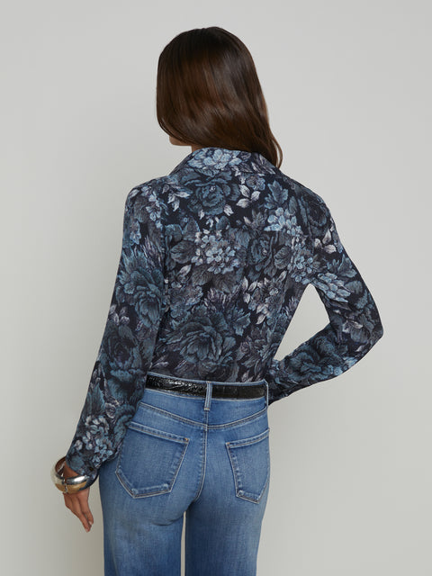 Nina Silk Blouse blouse L'AGENCE