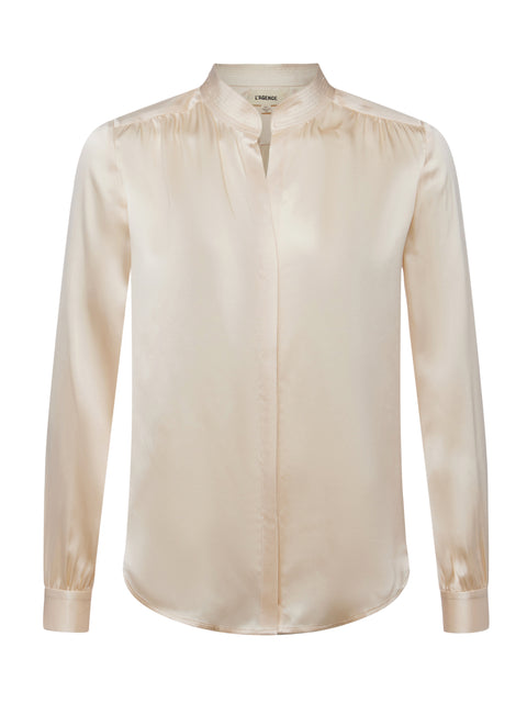 Bianca Silk Blouse blouse L'AGENCE   