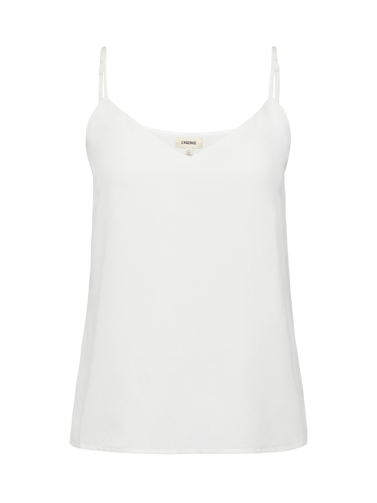 L'AGENCE Jane Camisole Tank In Ivory