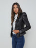 Andalusia Leather Blazer blazer L'AGENCE   